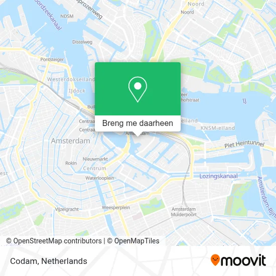 Codam kaart