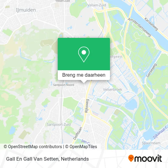 Gall En Gall Van Setten kaart
