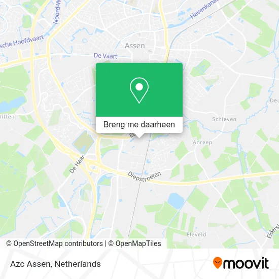 Azc Assen kaart