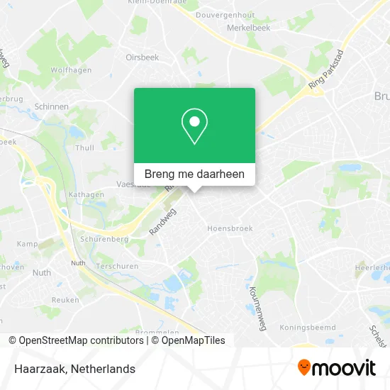 Haarzaak kaart