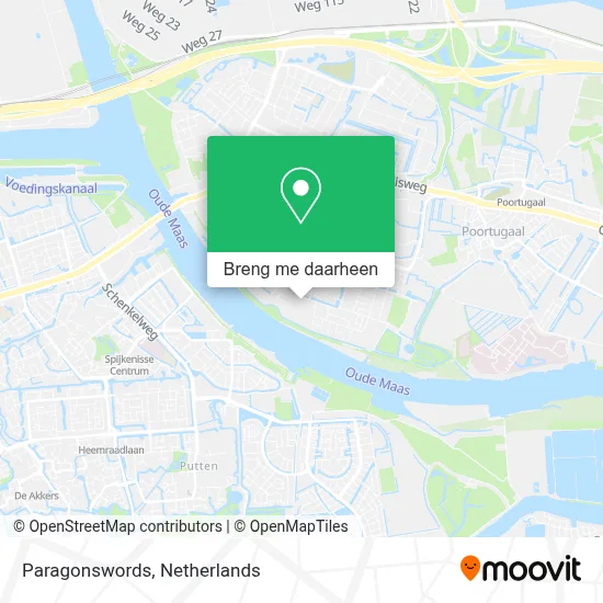 Paragonswords kaart