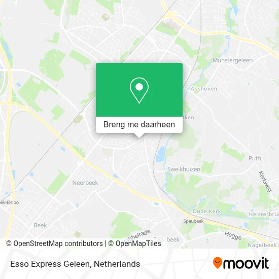 Esso Express Geleen kaart