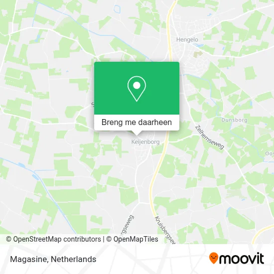 Magasine kaart