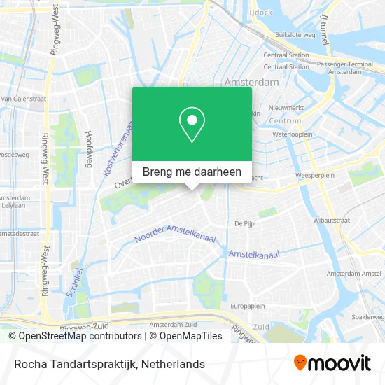 Rocha Tandartspraktijk kaart