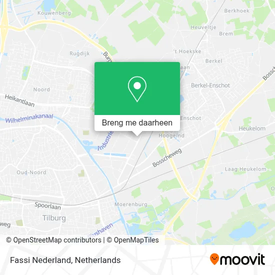 Fassi Nederland kaart