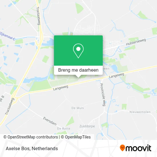 Axelse Bos kaart