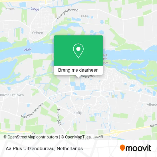 Aa Plus Uitzendbureau kaart