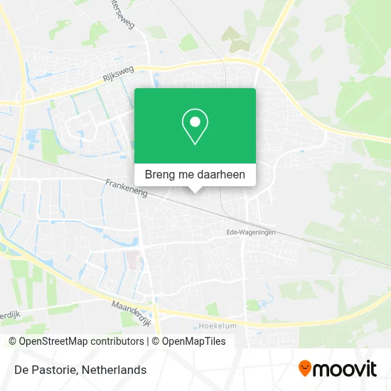 De Pastorie kaart