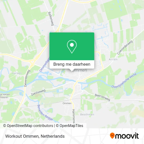 Workout Ommen kaart