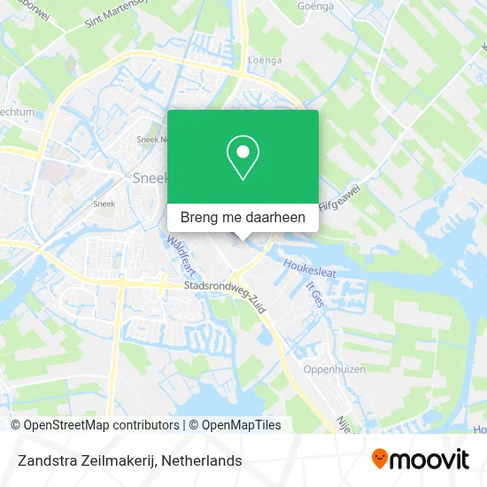 Zandstra Zeilmakerij kaart