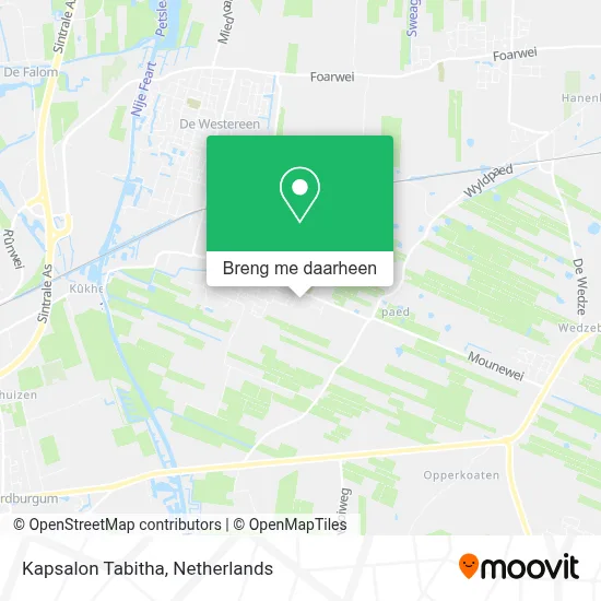 Kapsalon Tabitha kaart