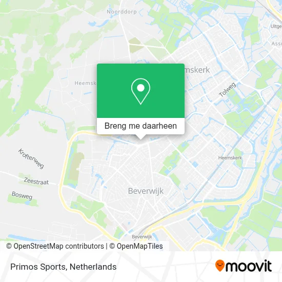 Primos Sports kaart