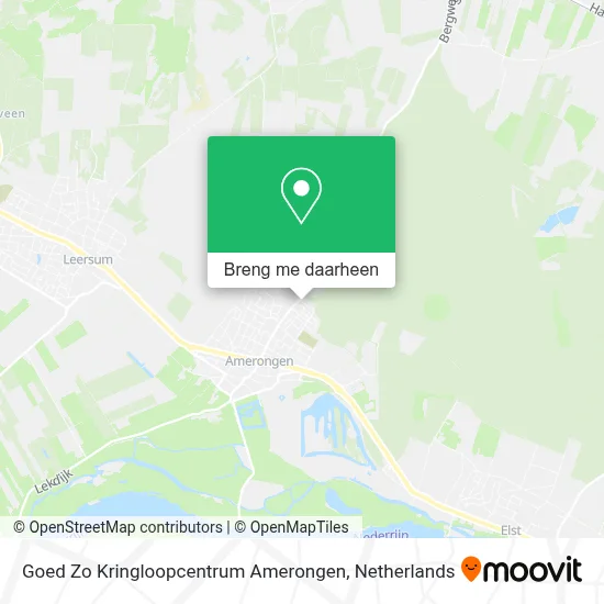Goed Zo Kringloopcentrum Amerongen kaart