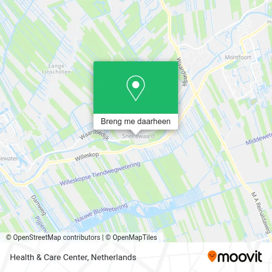 Health & Care Center kaart