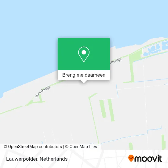 Lauwerpolder kaart