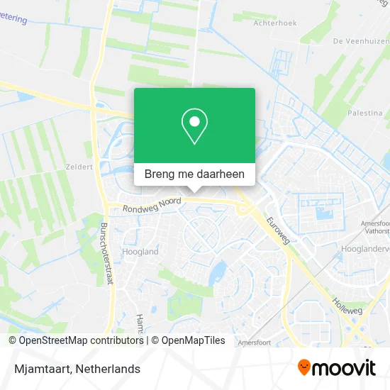 Mjamtaart kaart