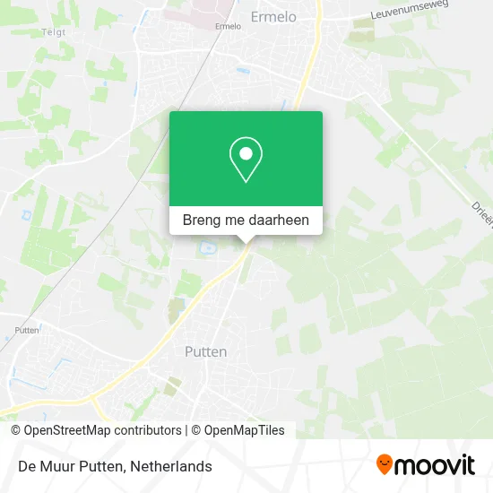 De Muur Putten kaart