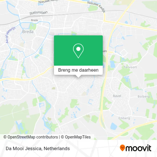 Da Mooi Jessica kaart