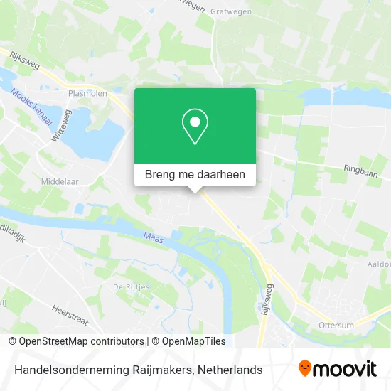 Handelsonderneming Raijmakers kaart