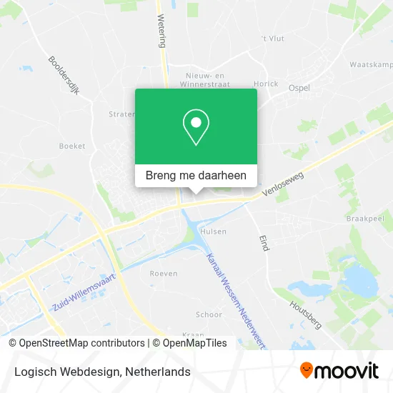 Logisch Webdesign kaart