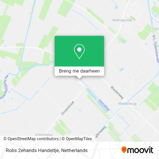 Robs 2ehands Handeltje kaart