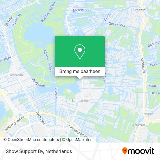 Show Support Bv kaart
