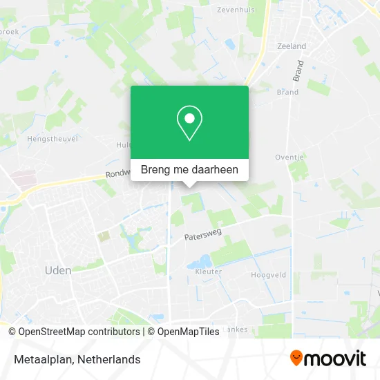 Metaalplan kaart