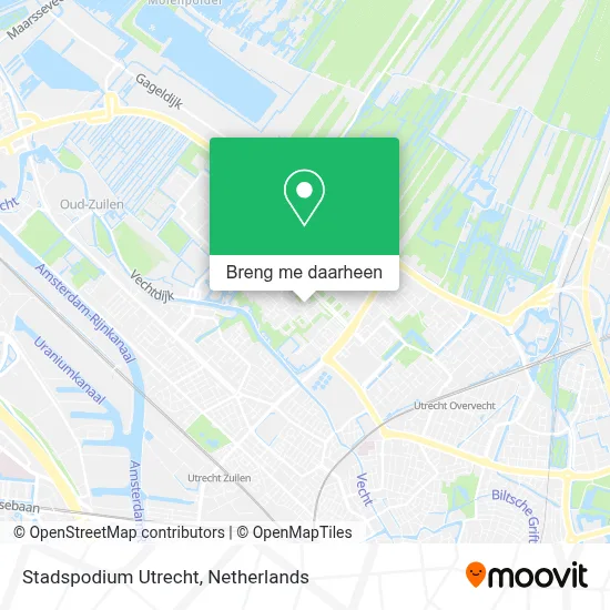 Stadspodium Utrecht kaart