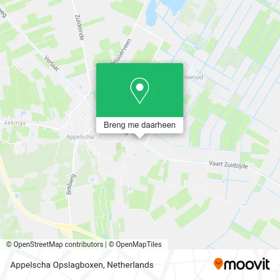 Appelscha Opslagboxen kaart