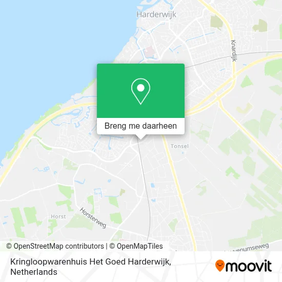 Kringloopwarenhuis Het Goed Harderwijk kaart