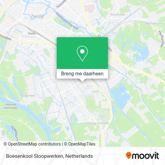 Boesenkool Sloopwerken kaart