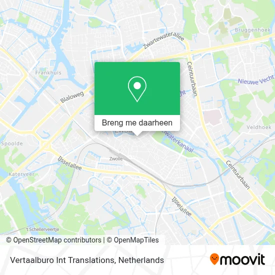 Vertaalburo Int Translations kaart