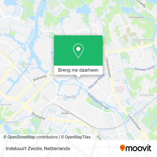 Indebuurt Zwolle kaart