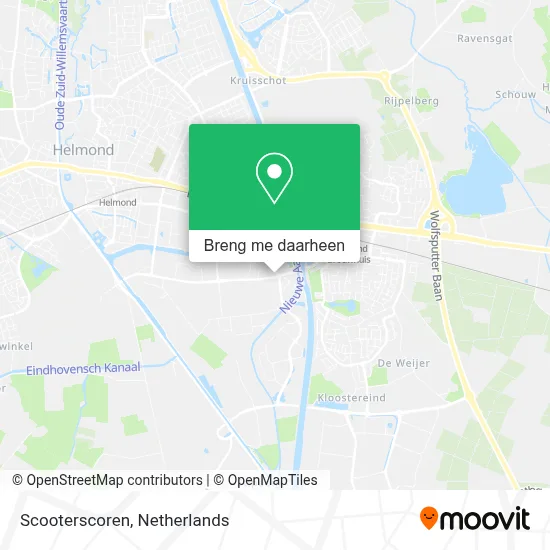 Scooterscoren kaart
