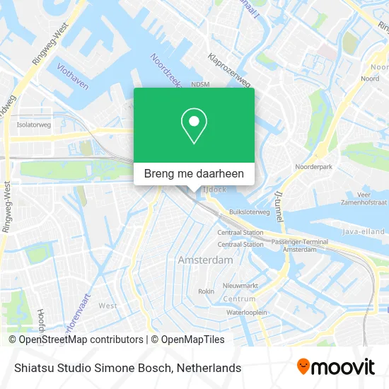 Shiatsu Studio Simone Bosch kaart