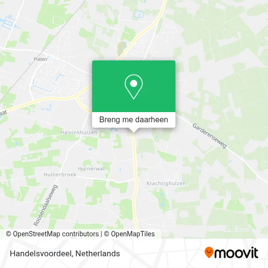 Handelsvoordeel kaart