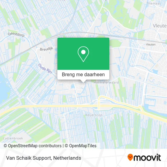 Van Schaik Support kaart
