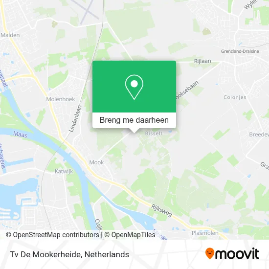 Tv De Mookerheide kaart