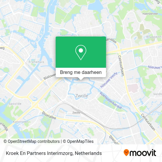 Kroek En Partners Interimzorg kaart