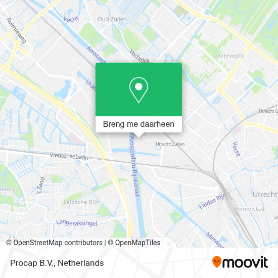 Procap B.V. kaart