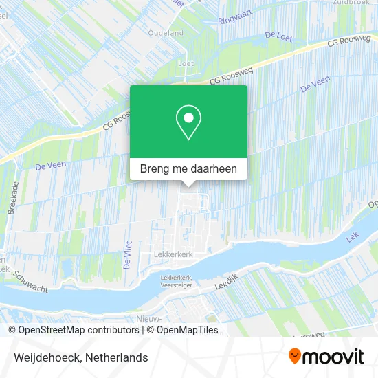 Weijdehoeck kaart
