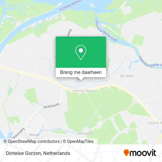 Dintelse Gorzen kaart