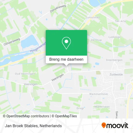 Jan Broek Stables kaart