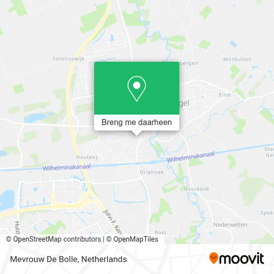 Mevrouw De Bolle kaart