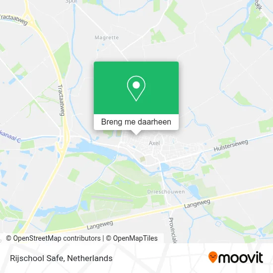 Rijschool Safe kaart