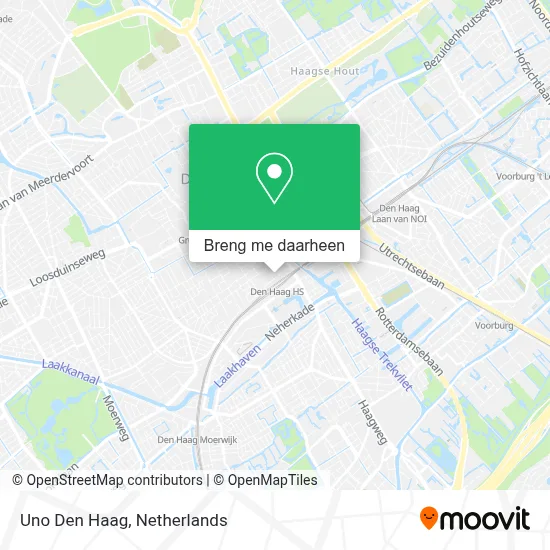 Uno Den Haag kaart