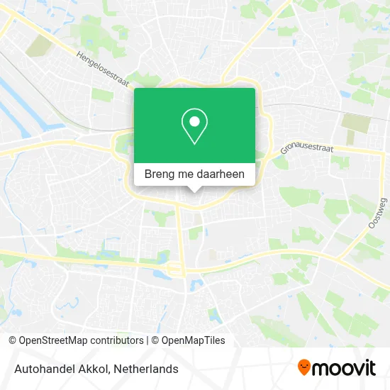 Autohandel Akkol kaart