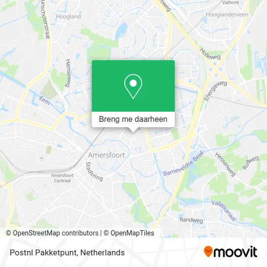 Postnl Pakketpunt kaart