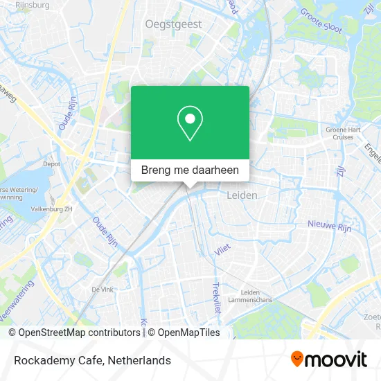 Rockademy Cafe kaart
