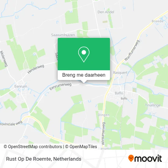 Rust Op De Roemte kaart